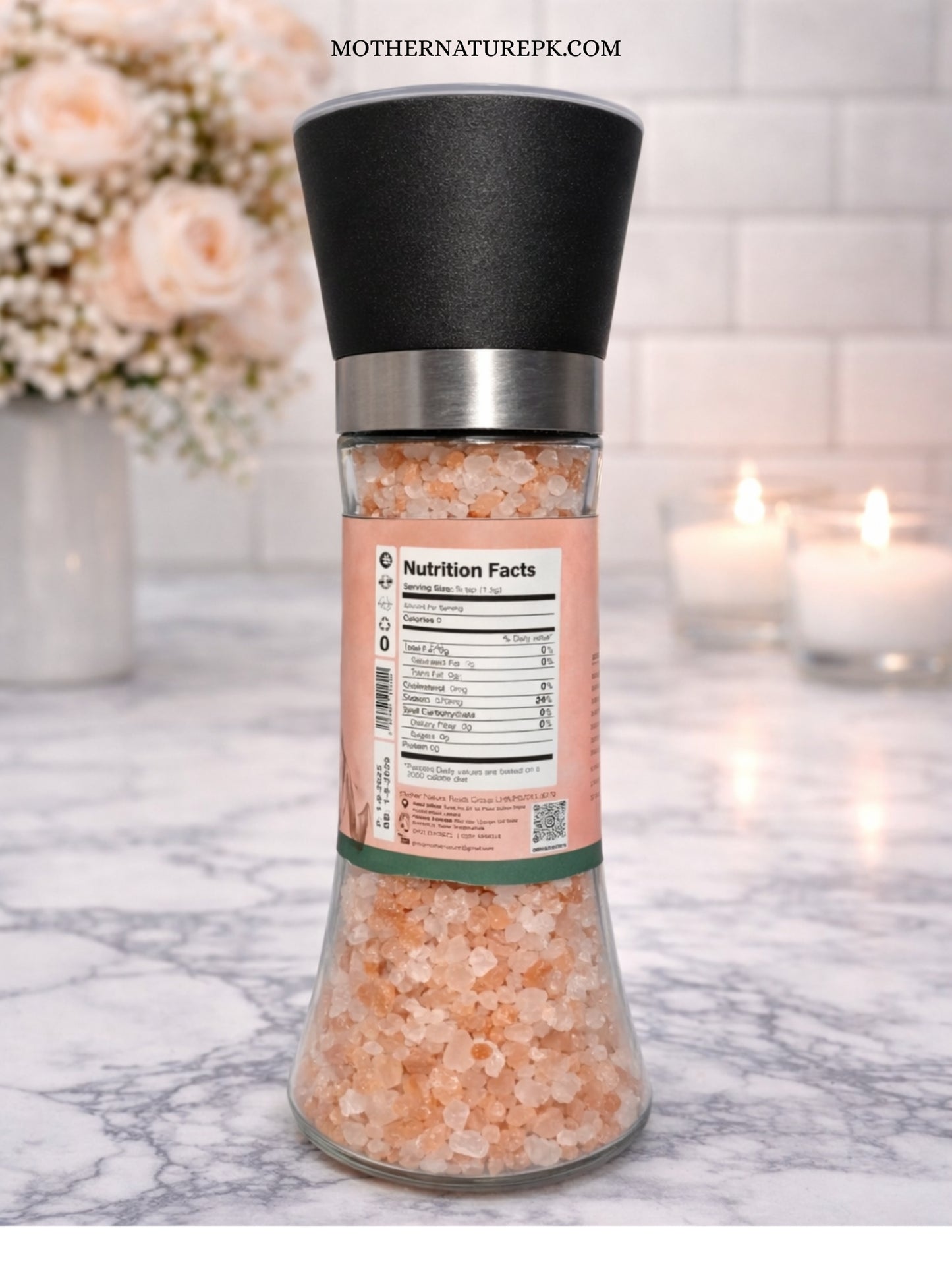 𝗛𝗶𝗺𝗮𝗹𝗮𝘆𝗮𝗻 𝗣𝗶𝗻𝗸 𝗦𝗮𝗹𝘁 𝗚𝗿𝗶𝗻𝗱𝗲𝗿 – 200𝗴 (𝗖𝗼𝗮𝗿𝘀𝗲 𝟮–𝟱𝗺𝗺)