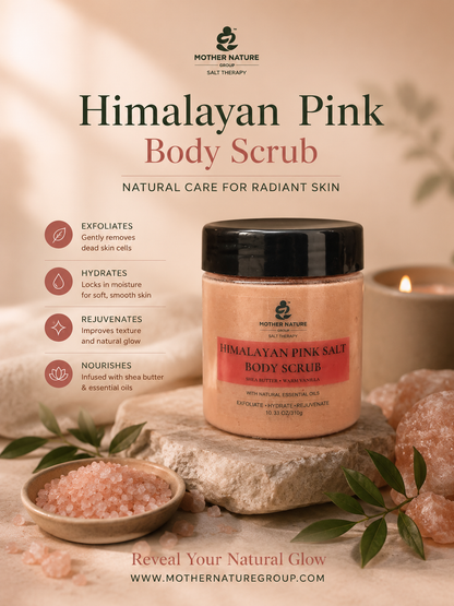 Himalayan Pink Salt Body Scrub-310g