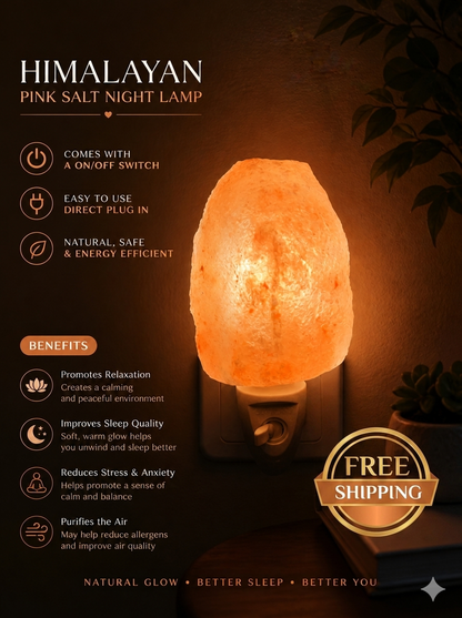 Pink Salt Night Light