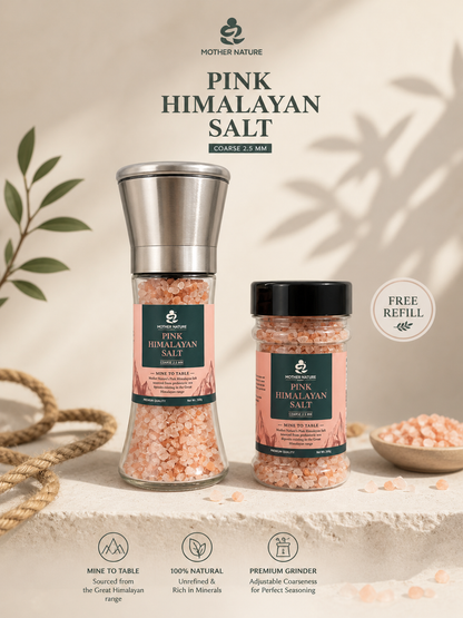 𝗛𝗶𝗺𝗮𝗹𝗮𝘆𝗮𝗻 𝗣𝗶𝗻𝗸 𝗦𝗮𝗹𝘁 𝗚𝗿𝗶𝗻𝗱𝗲𝗿 – 200𝗴 (𝗖𝗼𝗮𝗿𝘀𝗲 𝟮–𝟱𝗺𝗺)