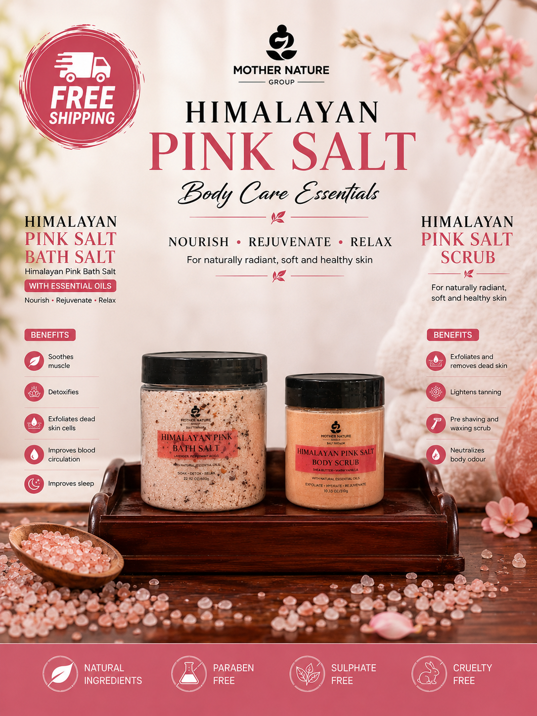 𝐏𝐢𝐧𝐤 Salt 𝐖𝐞𝐥𝐥𝐧𝐞𝐬𝐬 𝐃𝐮𝐨 – 𝐁𝐨𝐝𝐲 𝐒𝐜𝐫𝐮𝐛 + 𝐁𝐚𝐭𝐡 𝐒𝐚𝐥𝐭 | 𝐒𝐚𝐥𝐭 𝐓𝐡𝐞𝐫𝐚𝐩𝐲 𝐀𝐭 𝐇𝐨𝐦𝐞