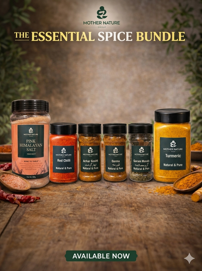 Kitchen Essentials Spice Bundle | Himalayan Pink Salt & Natural Pakistani Spices
