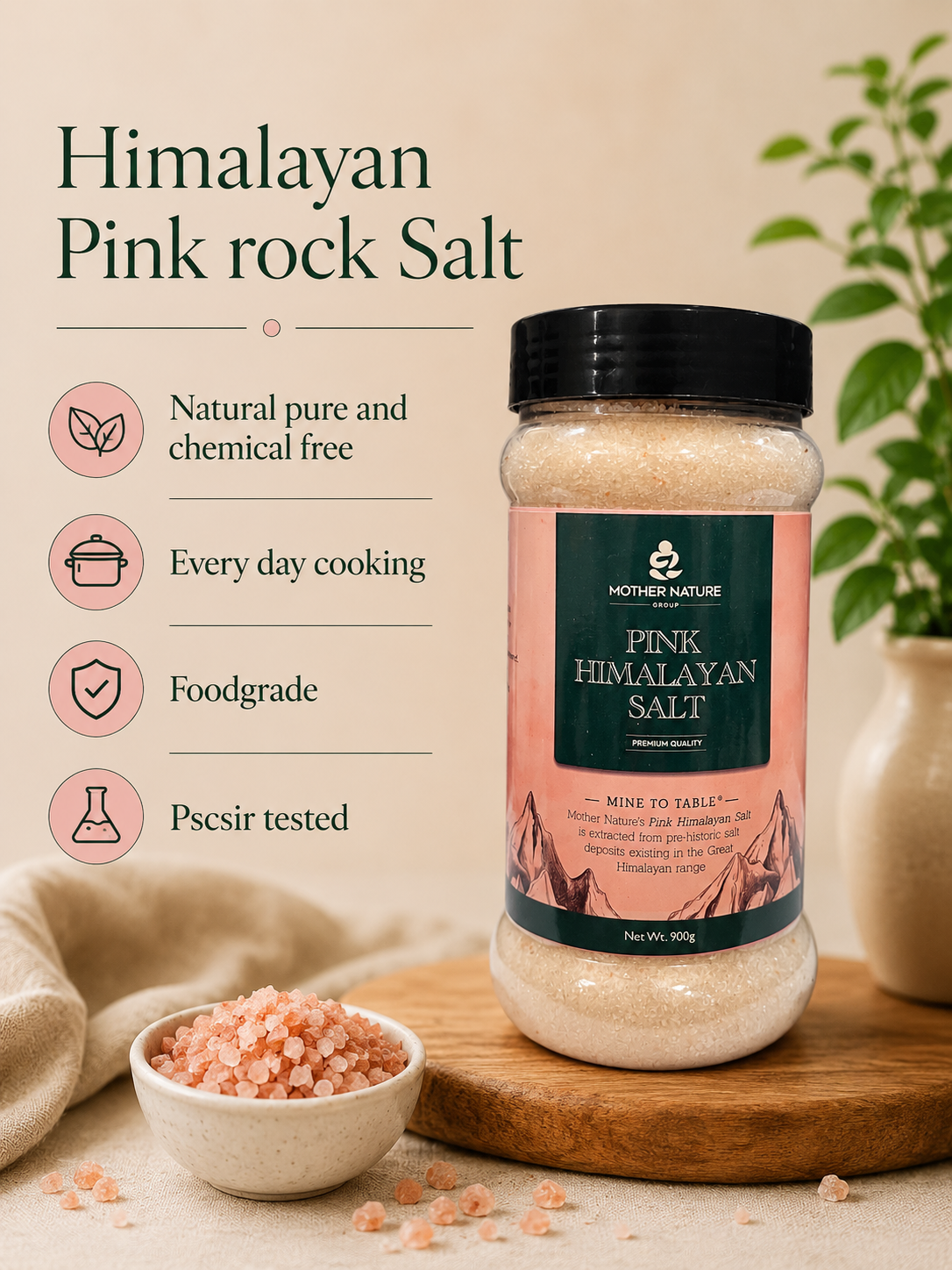 Pink Salt - 900g
