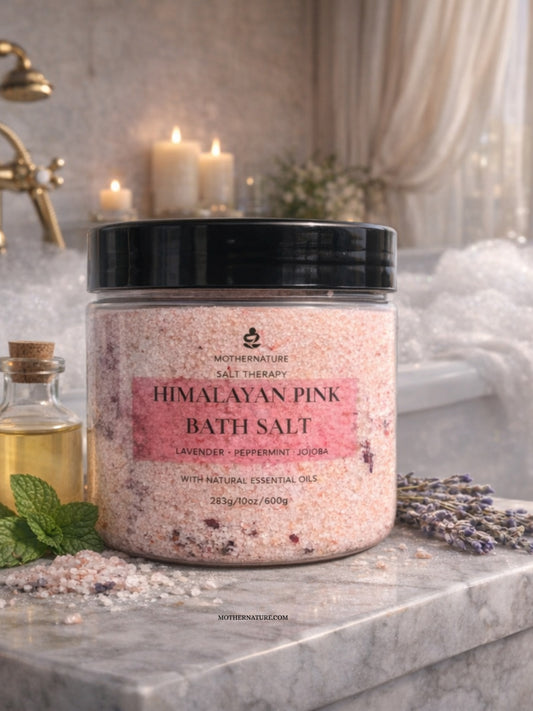 Himalayan Pink Bath Salt- Infused with Essential Oils|600g