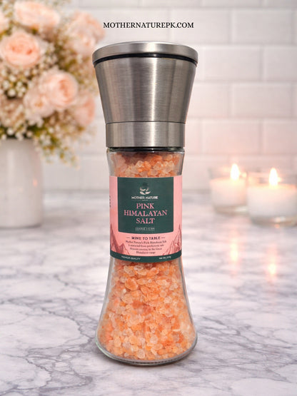 𝗛𝗶𝗺𝗮𝗹𝗮𝘆𝗮𝗻 𝗣𝗶𝗻𝗸 𝗦𝗮𝗹𝘁 𝗚𝗿𝗶𝗻𝗱𝗲𝗿 – 200𝗴 (𝗖𝗼𝗮𝗿𝘀𝗲 𝟮–𝟱𝗺𝗺)